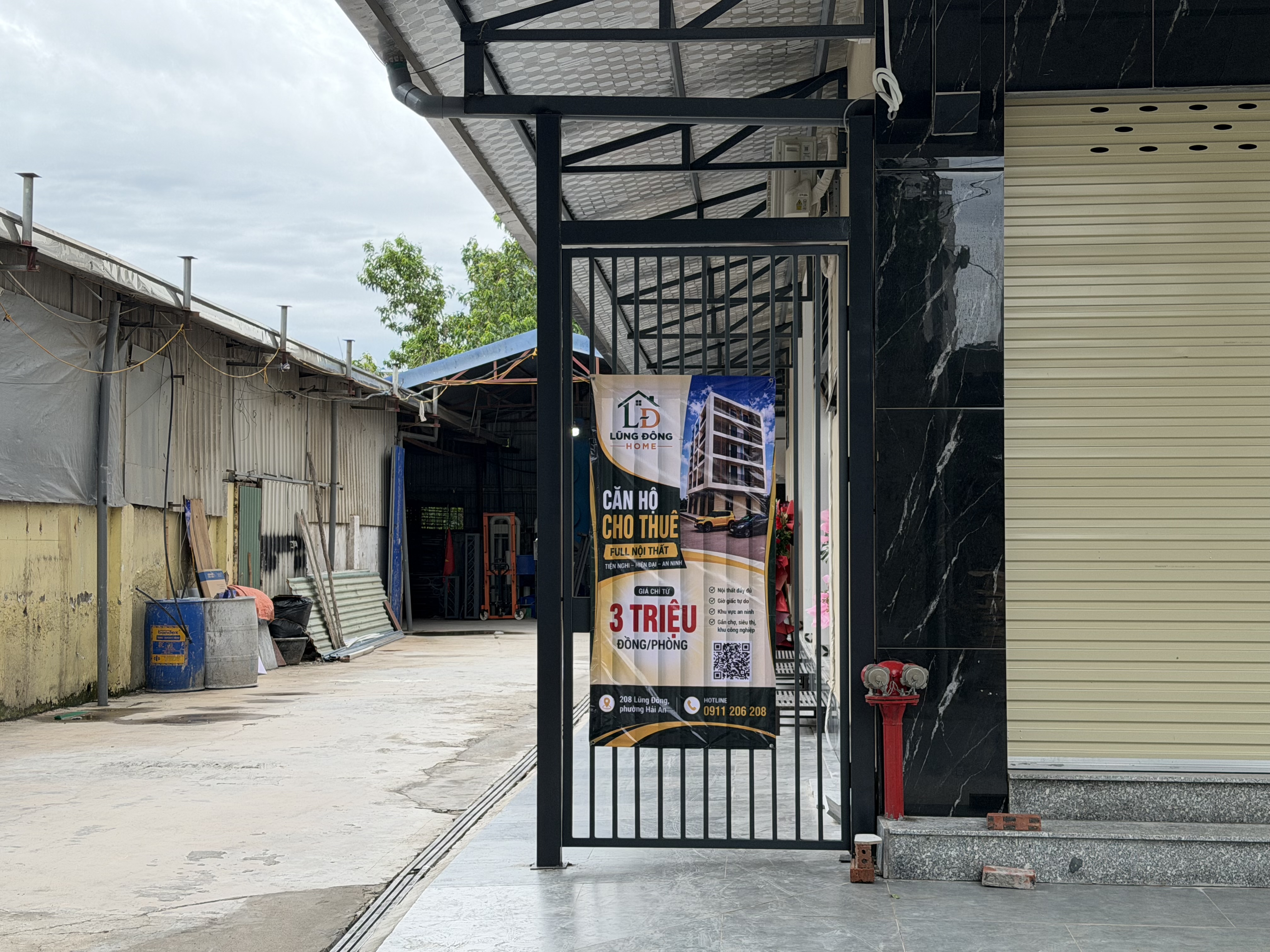 Cho thuê phòng trọ full nội thất mặt đường Lũng Đông, Hải An, giá tốt-3